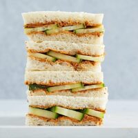 Buttery Spread Delicious Use_Background Photo (Harissa Honey - English Cucumber Sandwiches2611 1